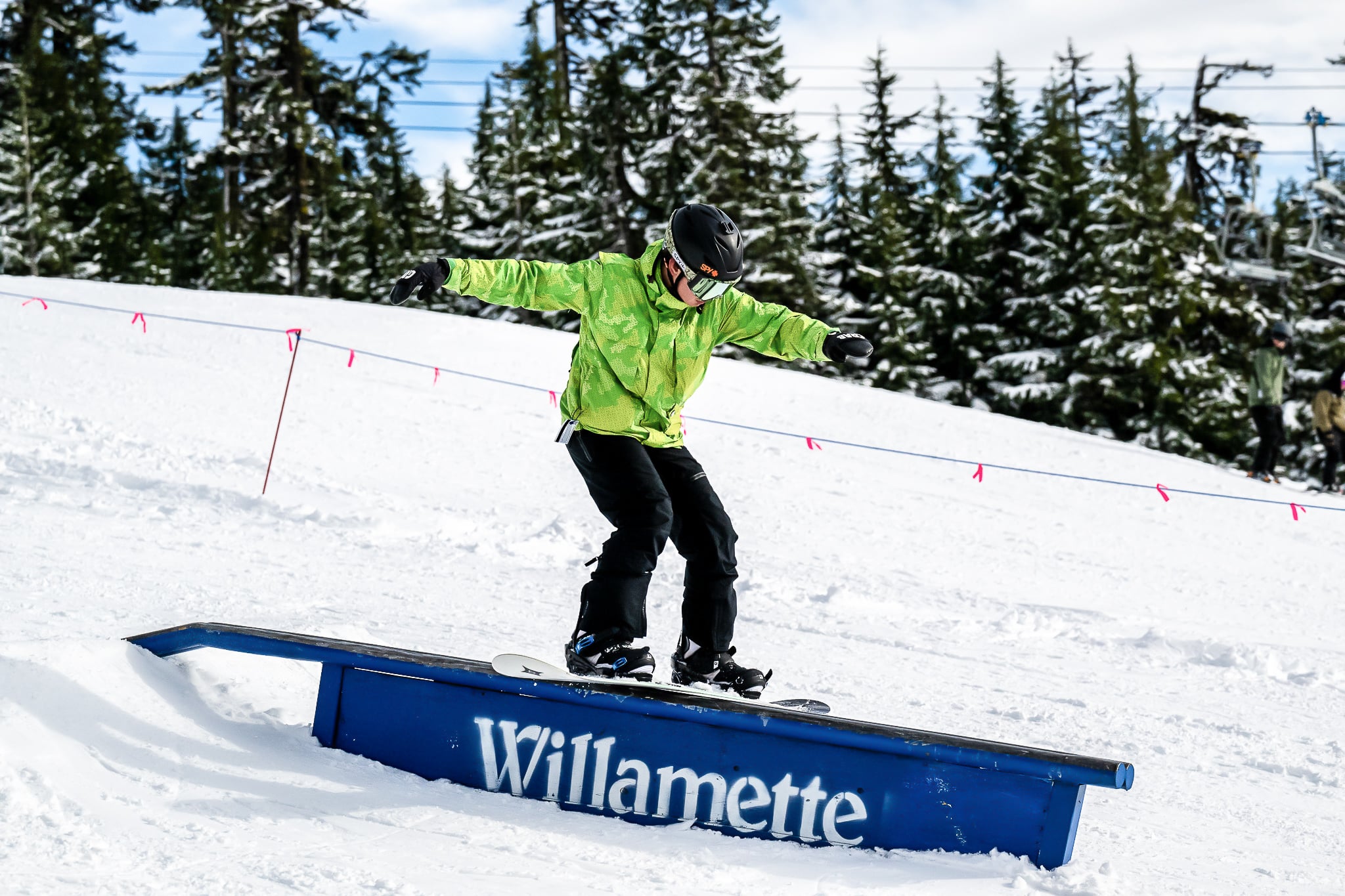 Tricks For Treats at Willamette Pass is an inviting event for all levels of terrain park riders.